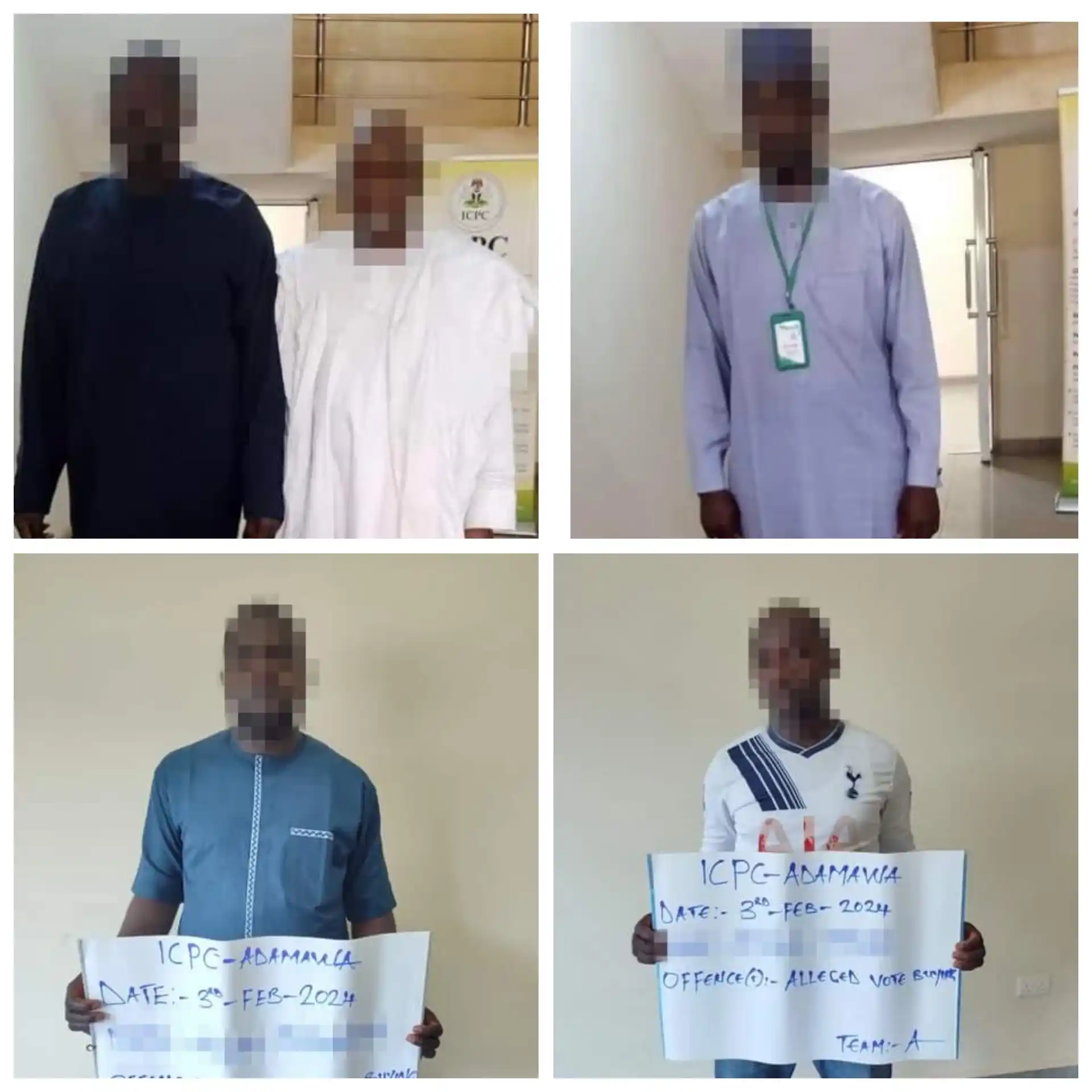 Bye-Elections: ICPC arrests five suspected vote buyers in Sokoto and Adamawa; recovers N3.6m