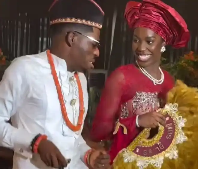 Moses Bliss and Marie Wiseborn hold traditional wedding in Ghana